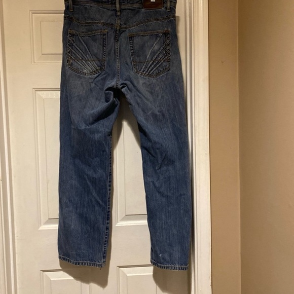 Y2K Akademiks Wide Leg Jeans Embroidered Pockets Men’s Size 36 - Picture 6 of 12